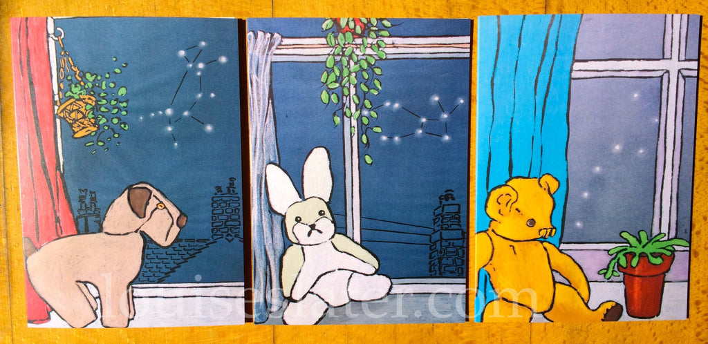 Constellation greeting cards pack of 6