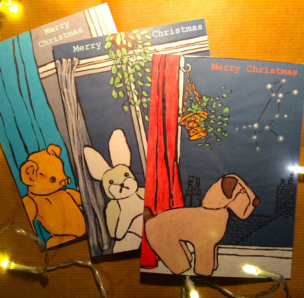 Christmas constellation greeting cards pack of 6