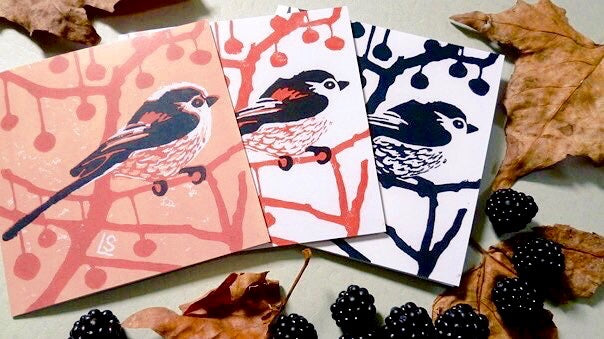 Longtails multi pack of 3 Greeting Cards