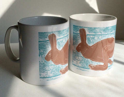 Brown Hare Ceramic Mug