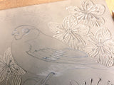 Bullfinch & Blossom Linocut Print