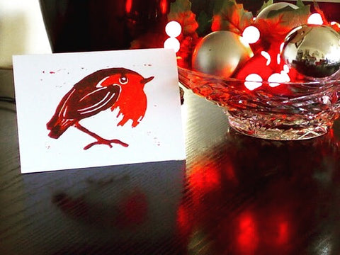 White Robin - Pack of 5 Christmas Cards