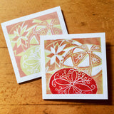 Pack of 5 Golden Eggs Easter Cards