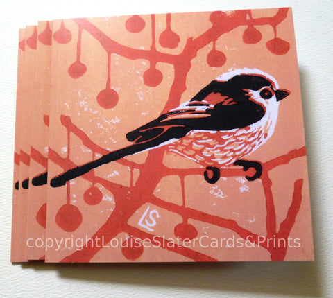 Longtail in London Plane Pk of 4 Greeting Cards