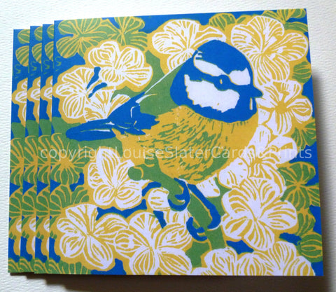 Blue tit Greeting Card